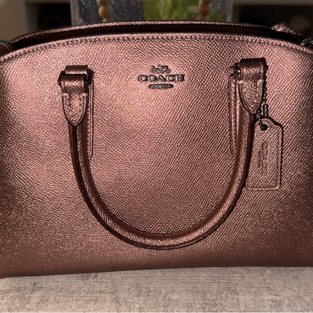 Coach Shimmering Brown Satchel